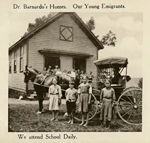 Sending: Barnardo's Emigrants in Canada - school house