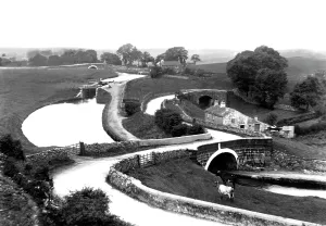 Barnoldswick: Barnoldswick, the Locks c1955