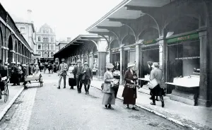 Barnstaple: Barnstaple, Butchers Row 1919