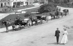 Barnstaple: Barnstaple, Horse Drawn Cabs 1912