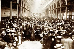 Barnstaple: Barnstaple Market Hall early 1900s