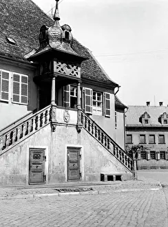 Bring: The Baroque town hall in Deidesheim, 1943