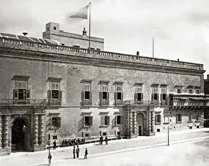 The barracks, Malta, circa 1870s