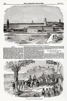 1854: Barracks at Scutari, Sultan visits English camp