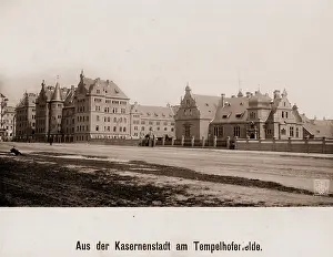Tempelhofer: Barracks at Tempelhofer Feld, 1897