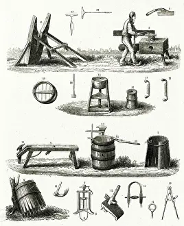 Chisels: BARREL MAKING - COOPER