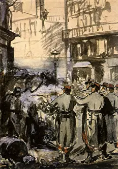 Manet: The Barricade, by Manet