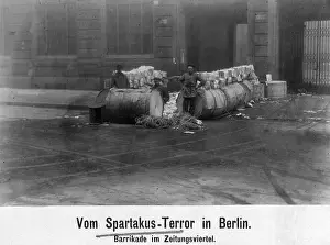 Revolutionaries: Barricade in front of the Mossehaus, 1919