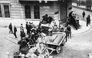 Takeover: Barricade in Via S. Marco in Milan, 1922