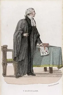 Poised: BARRISTER IN COURT 1828