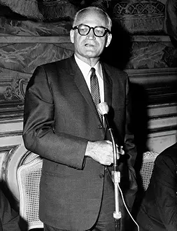 Goldwater: Barry Goldwater giving a speech