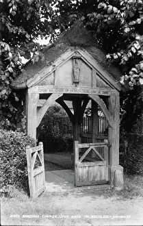 Thatched: Barsham Church Lych Gate