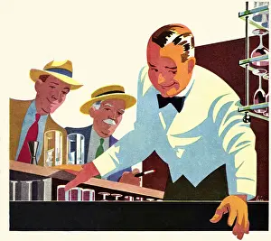 Bartender: Bartender and Customers