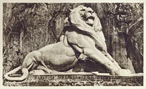 Belfort: Bartholi's Lion carving at Belfort