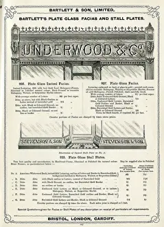 Underwood: Bartlett & Son Ltd catalogue