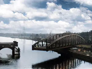 Atcolourisedpic: BARTON SWING BRIDGE