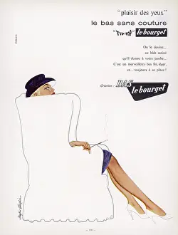 Nylons: BAS LE BOURGET STOCKINGS