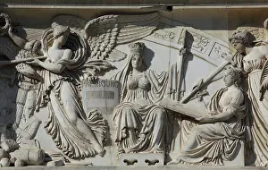 Sueur: Bas-relief, Arc de Triomphe du Carrousel, Paris, France