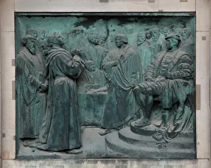 Museuminsel: Bas-relief, Berliner Dom, Berlin, Germany