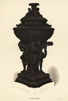 Griggs: Basalt vase for a lamp