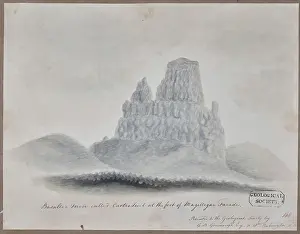 Alterations: Basaltic tower Castro Levit - foot of Magilligan Facade