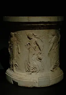 Followers: Base with maenads dancing