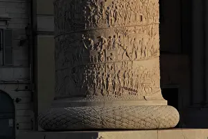 Dacian: Base of the Trajan's Column, Trajan's Forum, Rome, Italy