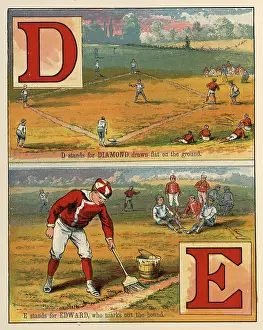 Ephemera: Baseball ABC Book, circa 1885
