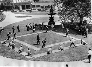 Regulated: Baseball for blind persons. In the