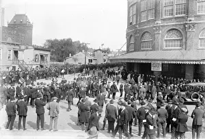 Ebbets: Baseball. Crowds at Ebbets Field, Brooklyn, ?