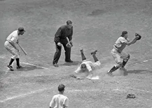Phillies: Baseball Player Safe at Home Plate