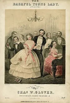 Bashful: Bashful Young Lady - 19th century