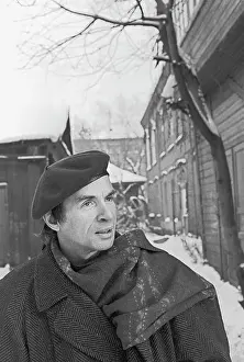 Bashkiria: Bashkiria. Rudolf Nuriyev is pictured in the yard