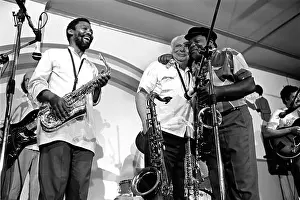 Saxophonists: Basil Metaxis and Dalton Khanyile. Rainbow. Durban