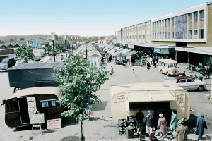 Basildon: Basildon, Market Place c1960