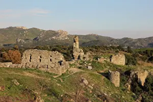 Exedra: Basilica and exedra, Aspendos, Turkey