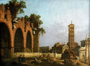 Canaletto: The Basilica of Maxentius or