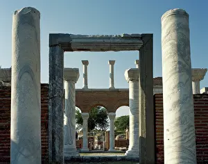 Ephesus: Basilica of St. John, Ephesus. Constructed by Justinian I, 6