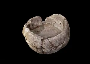 Brae: Basin, Visitor Centre Museum, Skara Brae, Mainland, Orkney