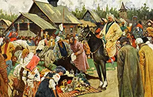Muscovite: Baskaki. Mongol raid on Russian village