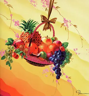 Pineapple: Basket of fruit