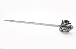 The National Army Museum: Basket-hilted broad sword, 1745