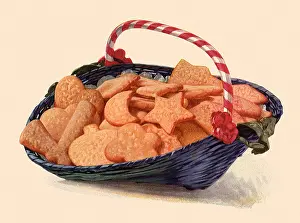 Beverages: Basket of Sugar Cookies