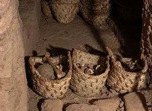 Senusret: Baskets of bones, Tomb of Sarenput II, Qubbet el-Hawa, Aswan