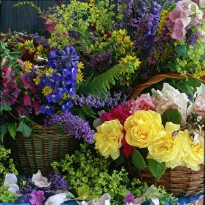 Millar: Baskets with flowers