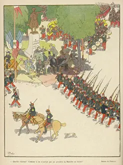 Panting: BASTILLE PARADE/1909