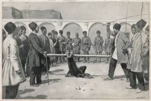 Soles: BASTINADO IN PERSIA