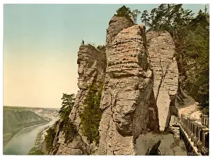 Bastion: The Bastion, a view, Saxony, Germany