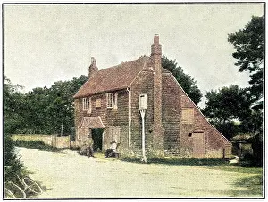 Hambledon: The Bat and Ball Public House, Hambledon, 1908
