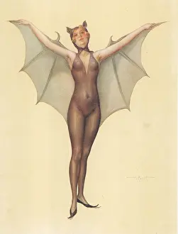 Terry Parker Collection (iln): Bat Girl by A. Penot